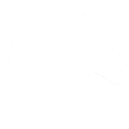 Company logo of the gable of a roof
